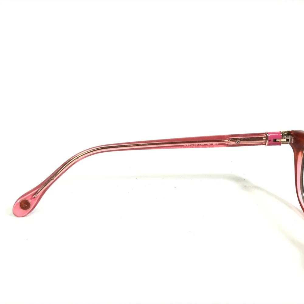 Lilly Pulitzer Eyeglasses Frames Ella TO Brown Pink Cat Eye Full Rim 48-15-130